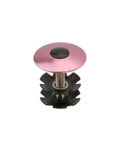 Headset Alloy Tap 1-1/8 Caps Pink.